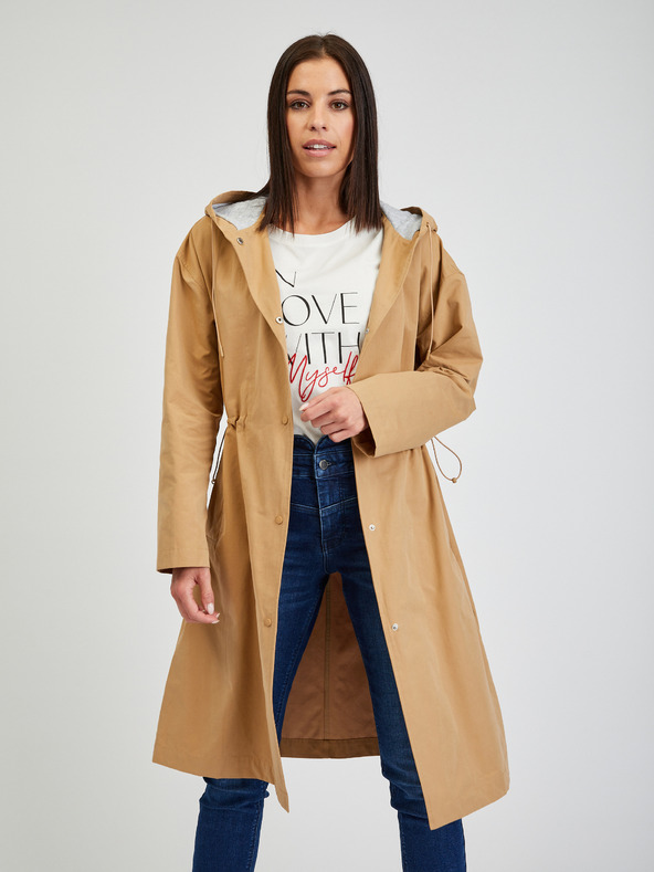 Orsay Světle hnědá dámská parka ORSAY