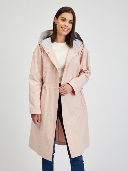 Orsay Světle růžová dámská parka ORSAY
