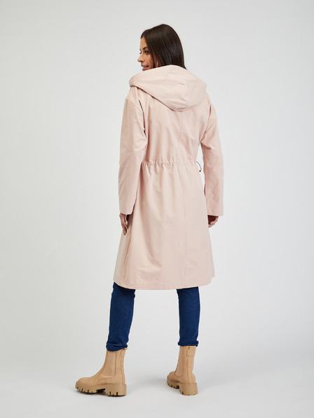 Orsay Světle růžová dámská parka ORSAY