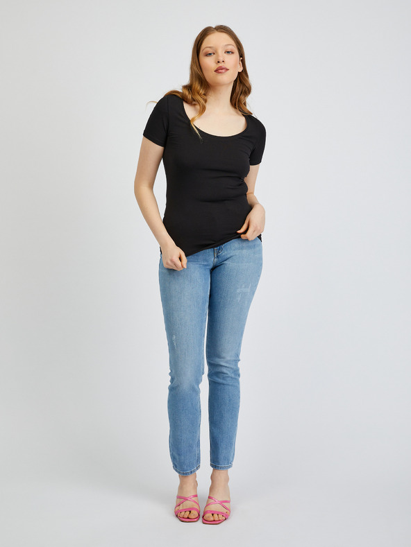 Orsay Černé dámské basic tričko ORSAY