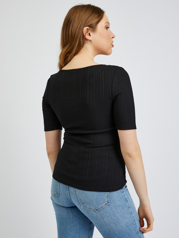 Orsay Černé dámské tričko ORSAY
