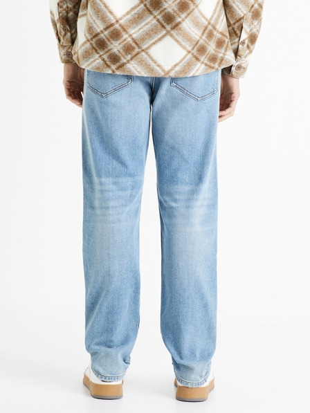 Celio Světle modré pánské straight fit džíny Celio C15 Dostra15