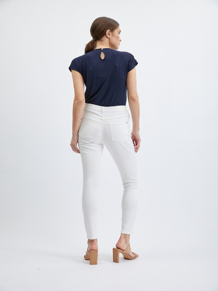 Orsay Bílé dámské skinny fit džíny ORSAY