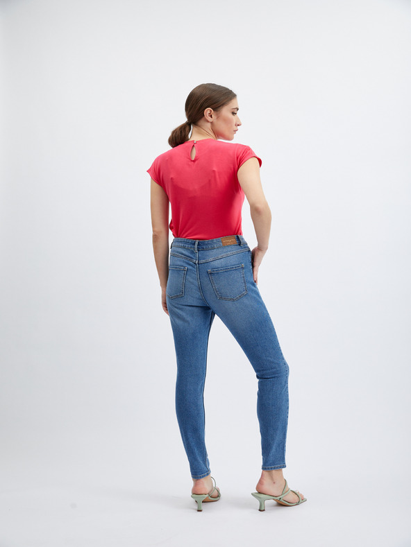 Orsay Modré dámské skinny fit džíny ORSAY