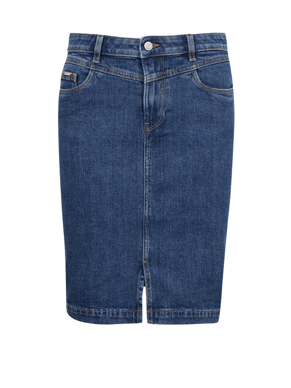 Orsay Modrá dámská džínová sukně ORSAY