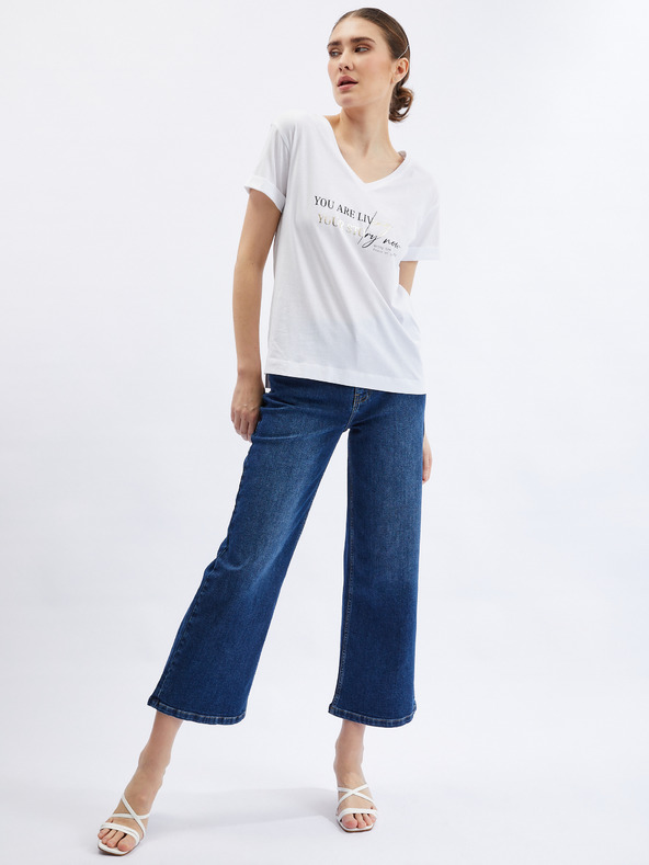 Orsay Bílé dámské tričko ORSAY