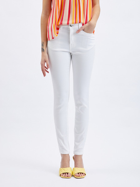 Orsay Bílé dámské skinny fit džíny ORSAY