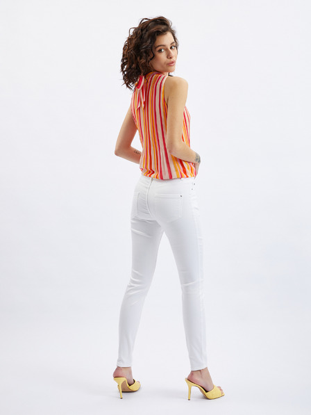 Orsay Bílé dámské skinny fit džíny ORSAY