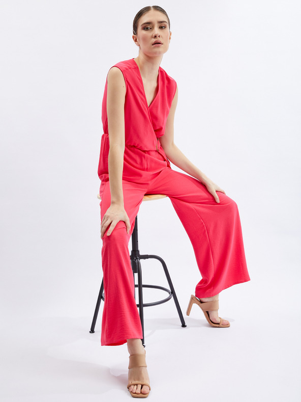 Orsay Tmavě růžový dámský overal ORSAY