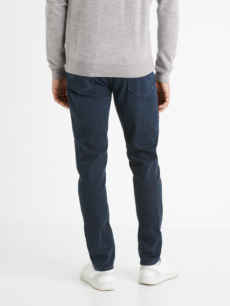 Celio Tmavě modré pánské slim fit džíny Celio Foslim