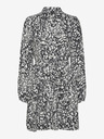 Vero Moda Bílo-černé dámské vzorované košilové šaty Vero Moda Debby
