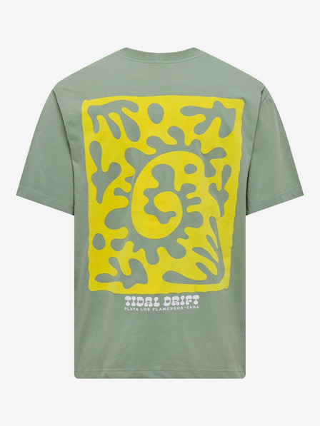 ONLY & SONS Světle zelené pánské tričko ONLY & SONS Lucian