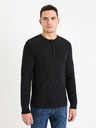 Celio Černý pánský basic svetr Celio Genesis