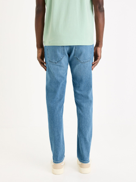 Celio Světle modré pánské slim fit džíny Celio Gotapered