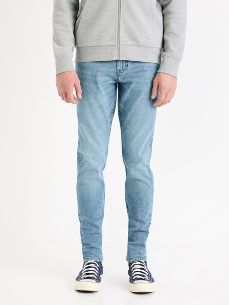 Celio Světle modré skinny fit džíny Celio Foskinny