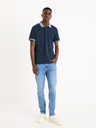 Celio Tmavě modré pánské basic polo tričko Celio Gesort