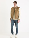 Celio Hnědý pánský bomber Celio Guvarsisu