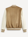 Celio Hnědý pánský bomber Celio Guvarsisu