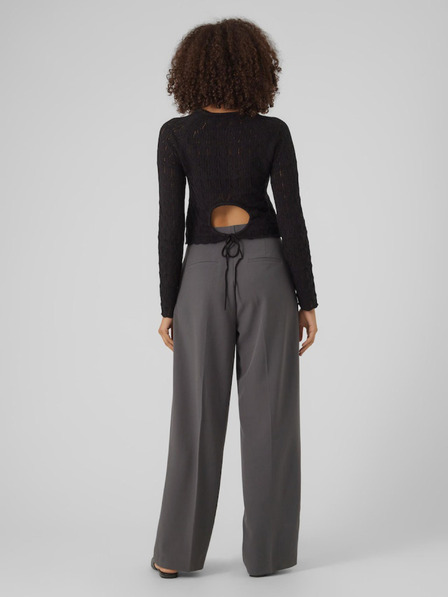 Vero Moda Černý dámský svetr Vero Moda Fabienne