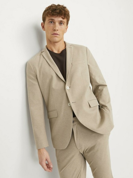Jack & Jones Béžové pánské sako Jack & Jones