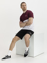 Vans Vínovo-bílé pánské tričko VANS Colorblock