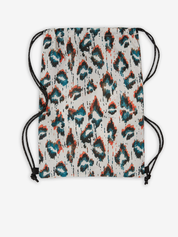 O'Neill Petrolejovo-béžový unisex vzorovaný vak O'Neill GYM SACK