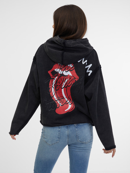 Desigual Černá dámská mikina s kapucí Desigual Rolling