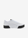 Puma Bílé dámské kožené tenisky Puma Carina 2.0