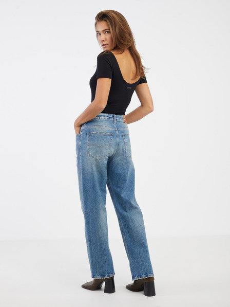 Diesel Modré dámské straight fit džíny Diesel Reggy