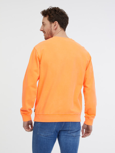 Scotch & Soda Oranžová pánská mikina Scotch & Soda