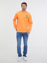 Scotch & Soda Oranžová pánská mikina Scotch & Soda