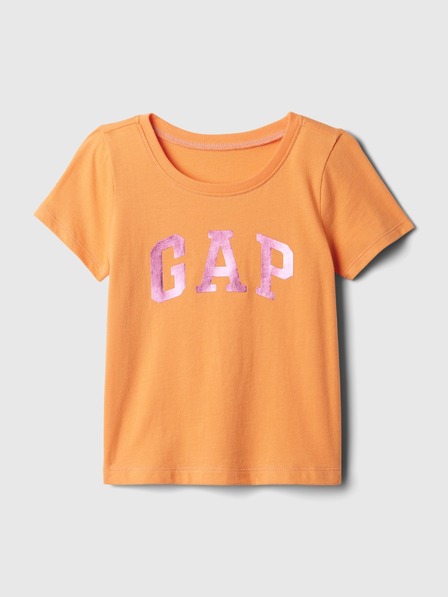 GAP Baby tričko s metalickým logem GAP