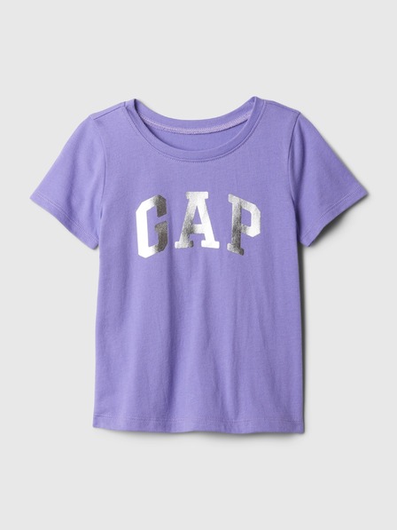 GAP Baby tričko s metalickým logem GAP