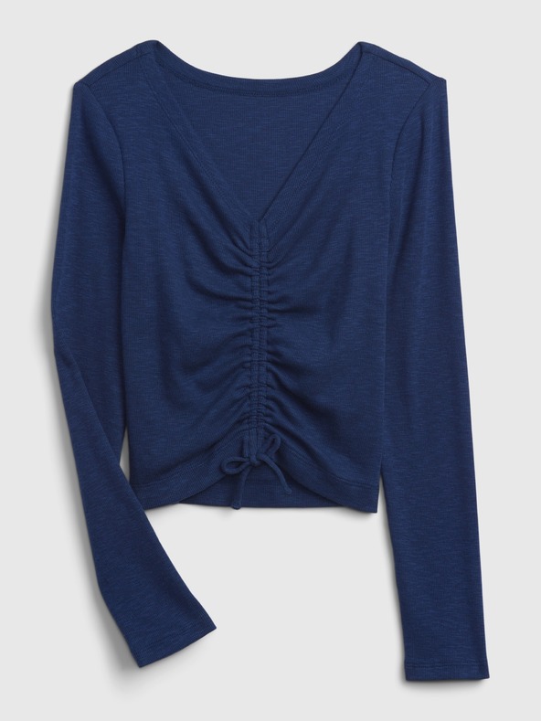 GAP Dětské nabírané tričko GAP