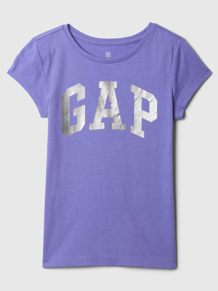 GAP Dětské tričko s metalickým logem Gap