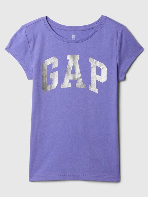 GAP Dětské tričko s metalickým logem Gap