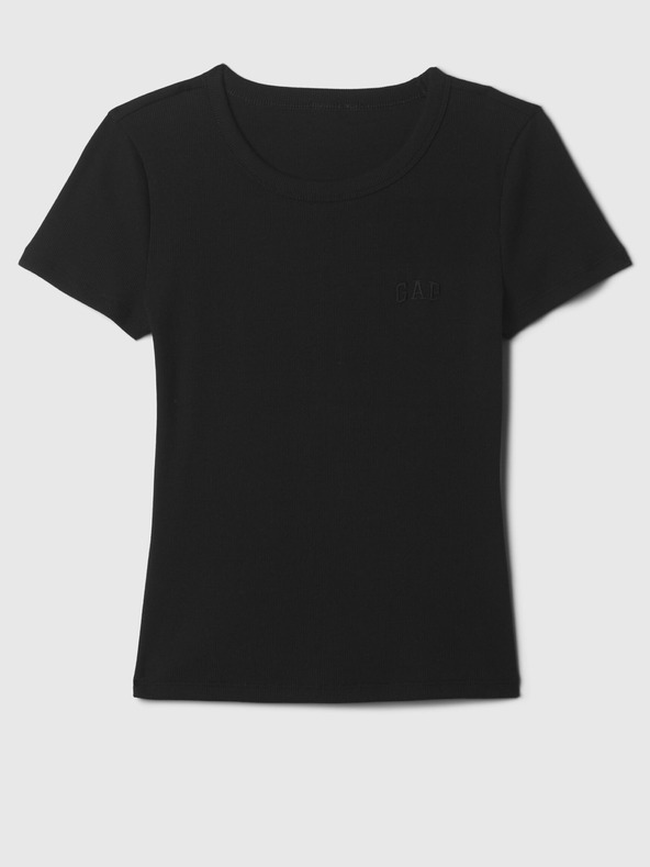 GAP Žebrované tričko s logem GAP