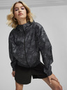 Puma Šedá dámská lehká vzorovaná bunda Puma Blossom AOP Windbreaker