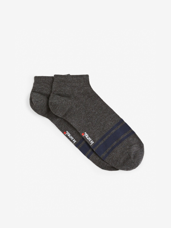 Celio Tmavě šedé pánské ponožky Celio Gisomid