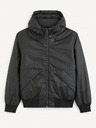 Celio Černá pánská bunda Celio Guhoodie