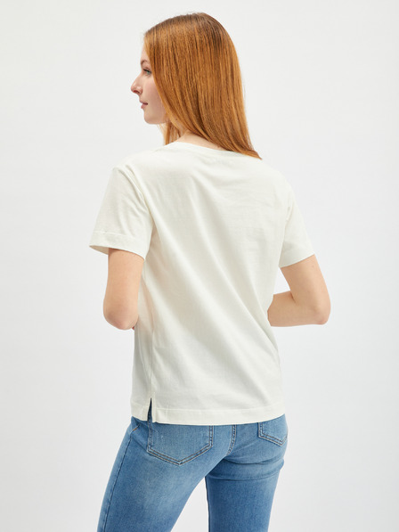 Orsay Krémové dámské tričko ORSAY