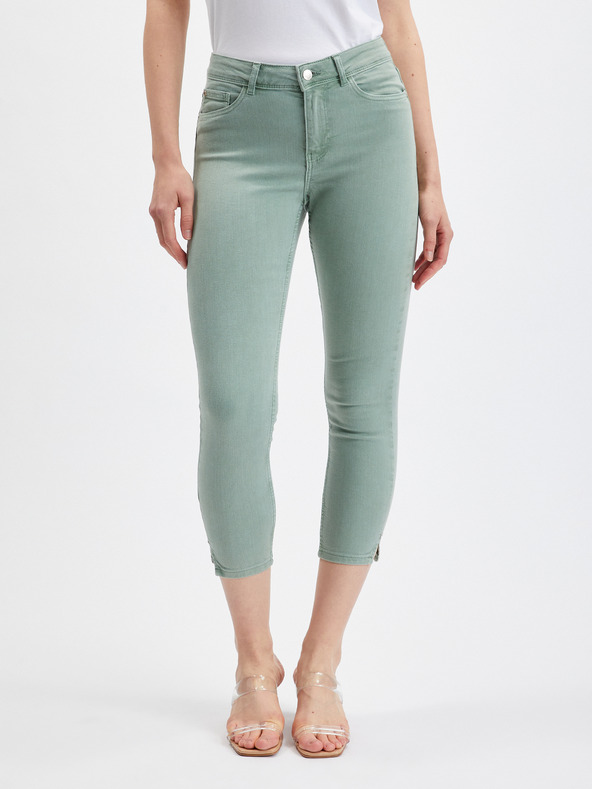 Orsay Světle zelené dámské skinny fit džíny ORSAY