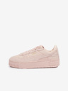 Puma Světle růžové dámské tenisky s koženými detaily Puma Carina Street SD