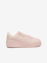 Puma Světle růžové dámské tenisky s koženými detaily Puma Carina Street SD