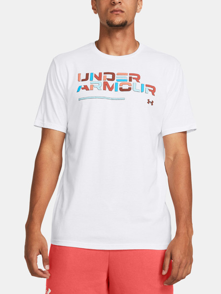 Under Armour Pánské tričko Under Armour UA Colorblock Wordmark SS