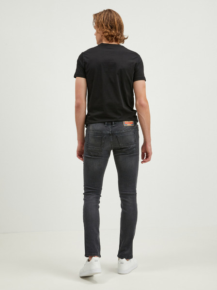 Diesel Tmavě šedé pánské slim fit džíny Diesel