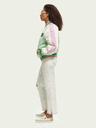 Scotch & Soda Světle zelený dámský oboustranný bomber Scotch & Soda