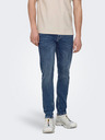 ONLY & SONS Tmavě modré pánské skinny fit džíny ONLY & SONS Warp