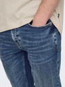 ONLY & SONS Tmavě modré pánské skinny fit džíny ONLY & SONS Warp