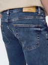 ONLY & SONS Tmavě modré pánské skinny fit džíny ONLY & SONS Warp